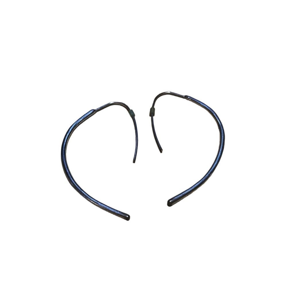 Women's Unbranded Gunmetal Hoop Earrings, One Size